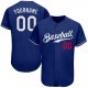 Men's Custom Royal White-Red Authentic Baseball Jersey