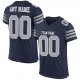 Preschool Custom Navy Gray-White Mesh Authentic Football Jersey